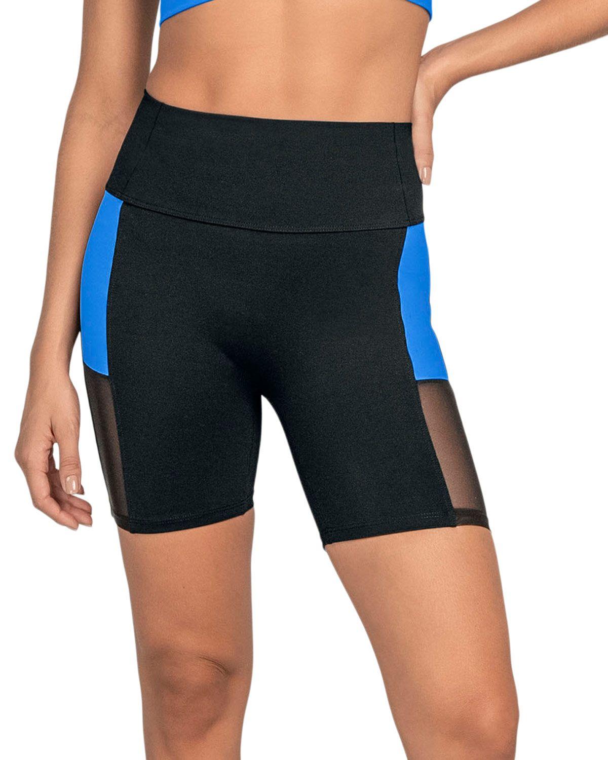 Leonisa Ropa Deportiva Short 195613 Negro / Azul-0