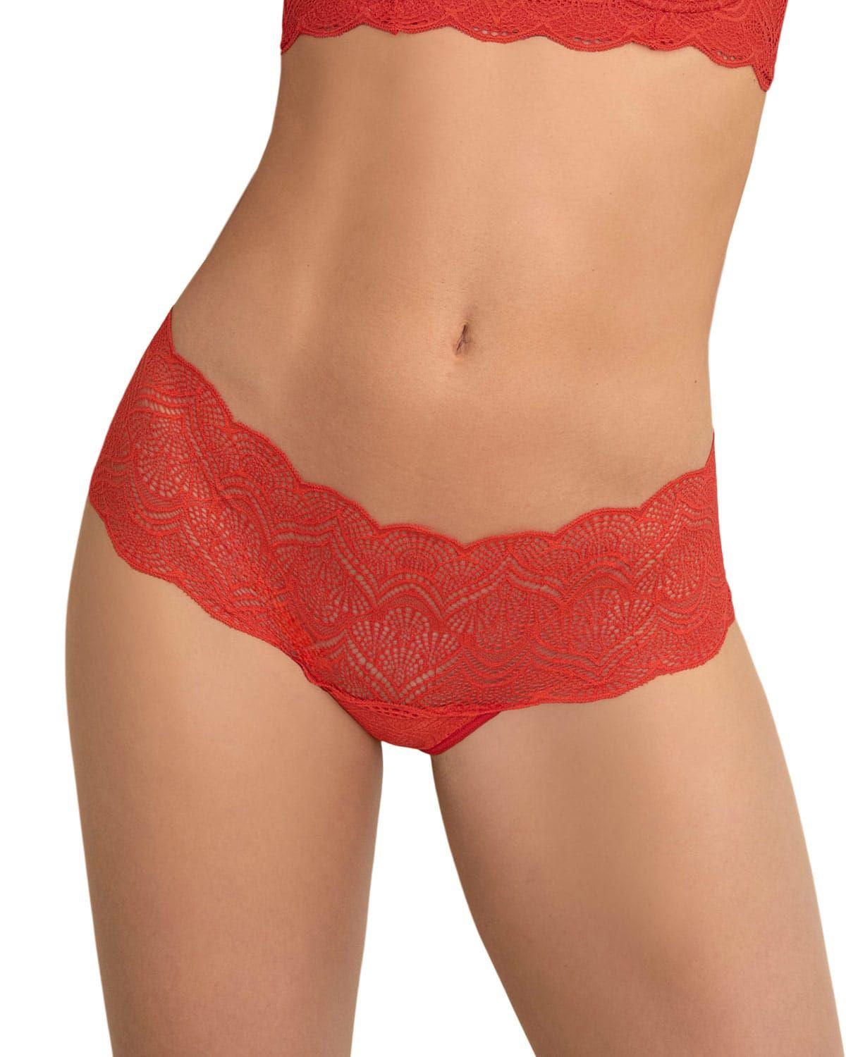 Panties Hipsters y Cacheteros 012969 Rojo-0