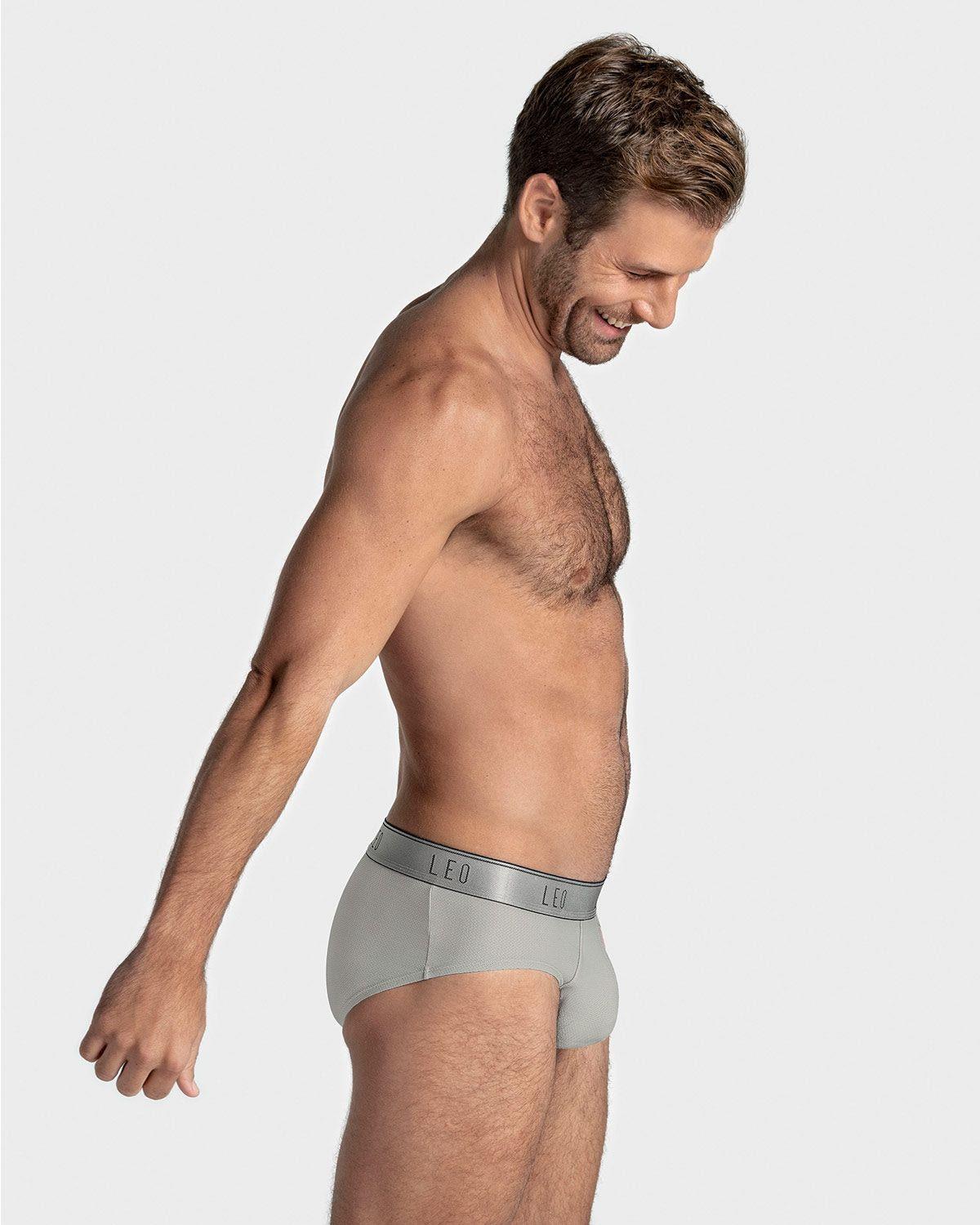 Ropa Interior Masculina Boxer Corto 033278N Gris-3