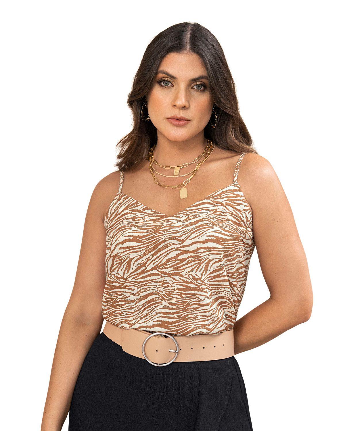 Leonisa Ropa Exterior Camiseta F6667  Cebra-0