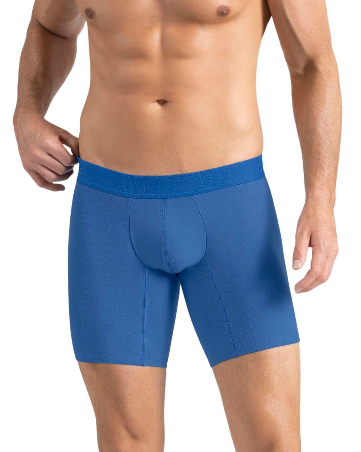 Ropa Interior Masculina Boxer Medio 033123 Azul-0
