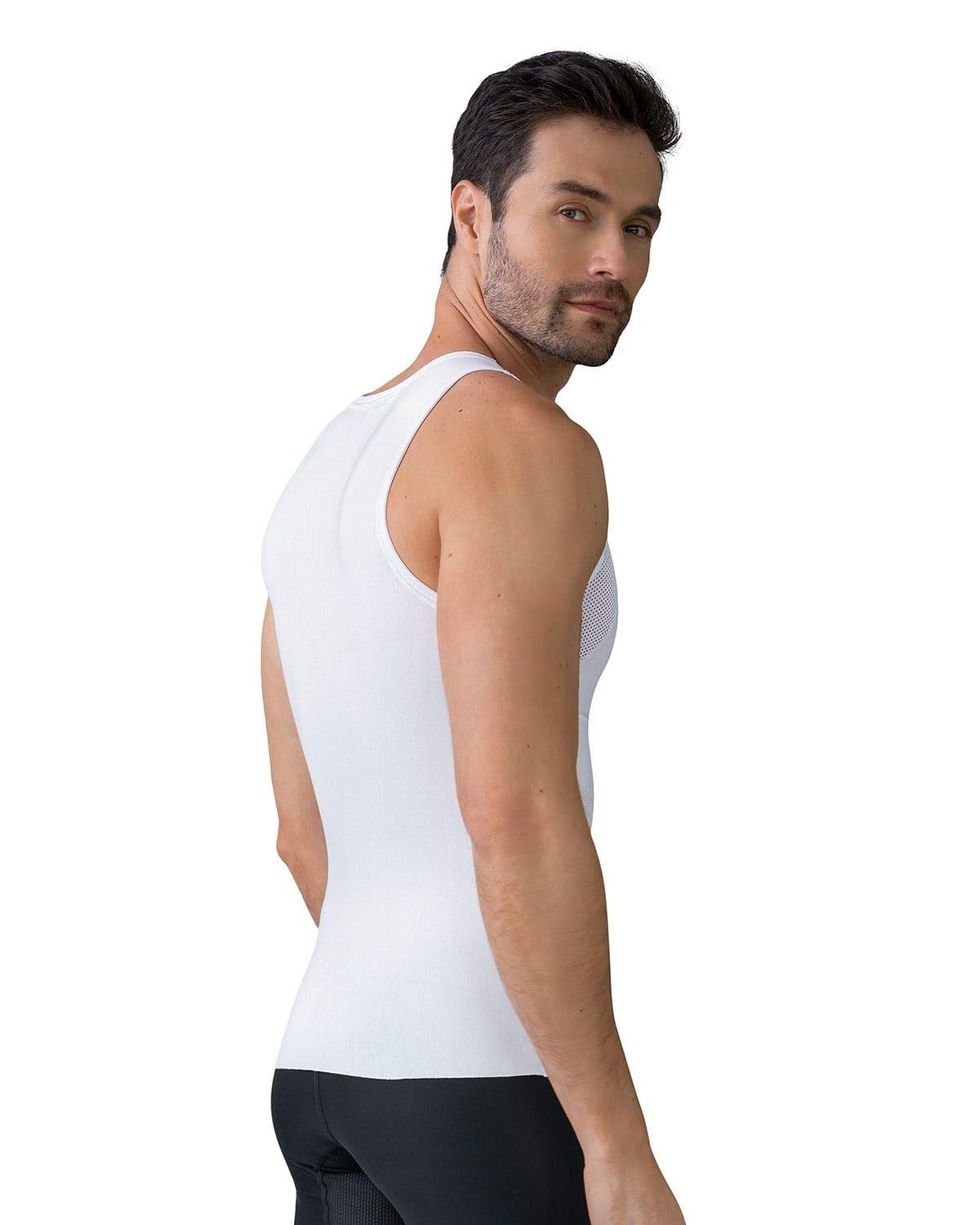Faja Masculina Control de abdomen 035022 Blanco-1