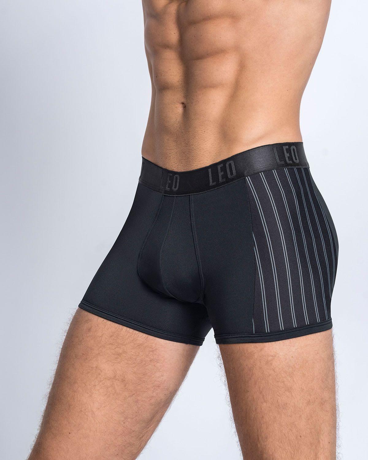 Ropa Interior Masculina Boxer Corto 033127 Negro-2