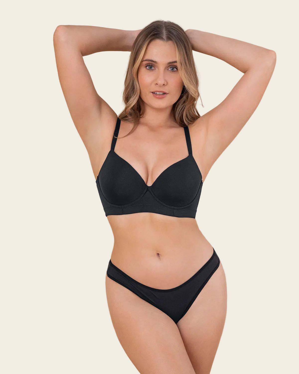 Sostén Realce Medio 71321 Negro-2