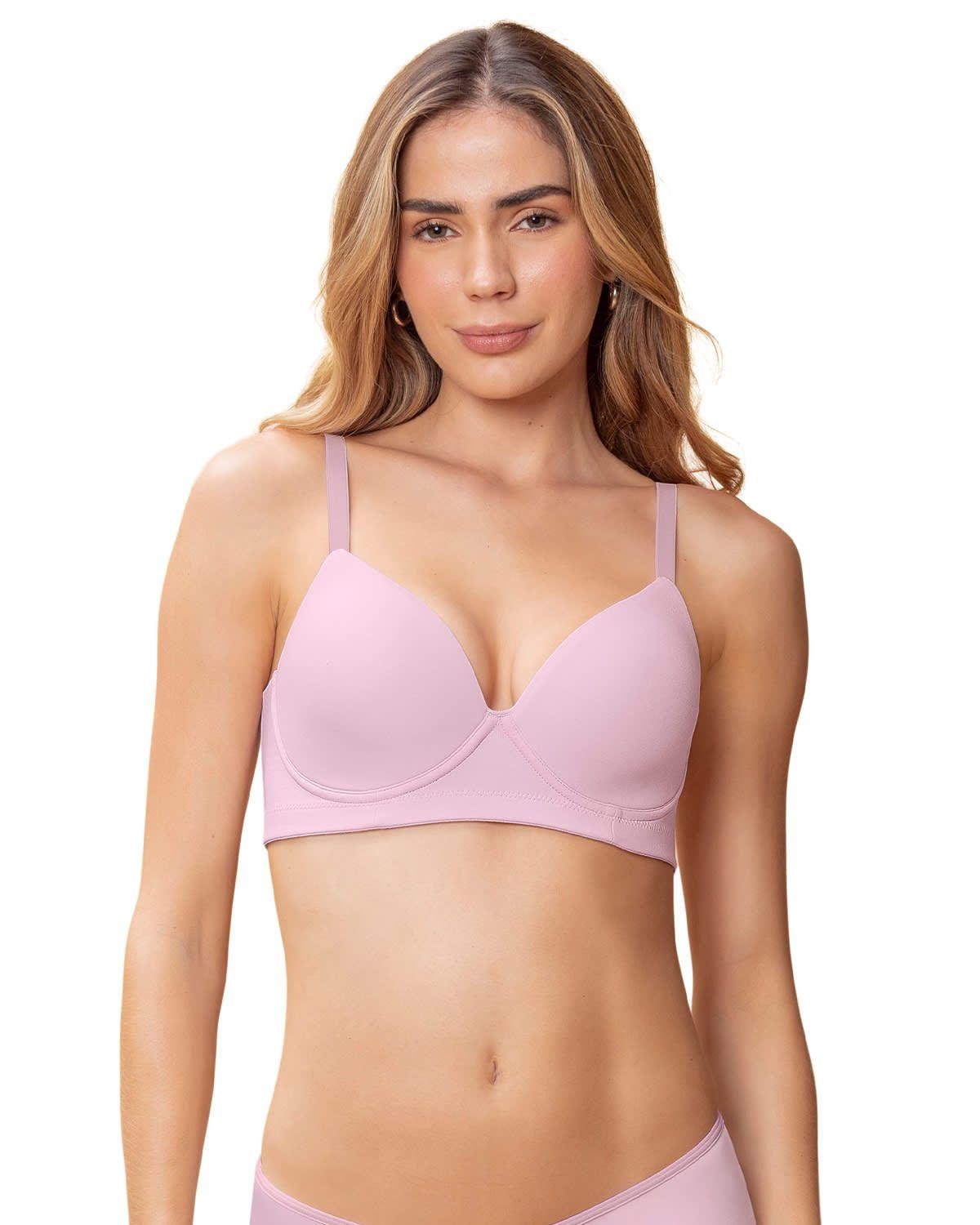 Brasieres Realce Medio 71321 Rosa claro-0