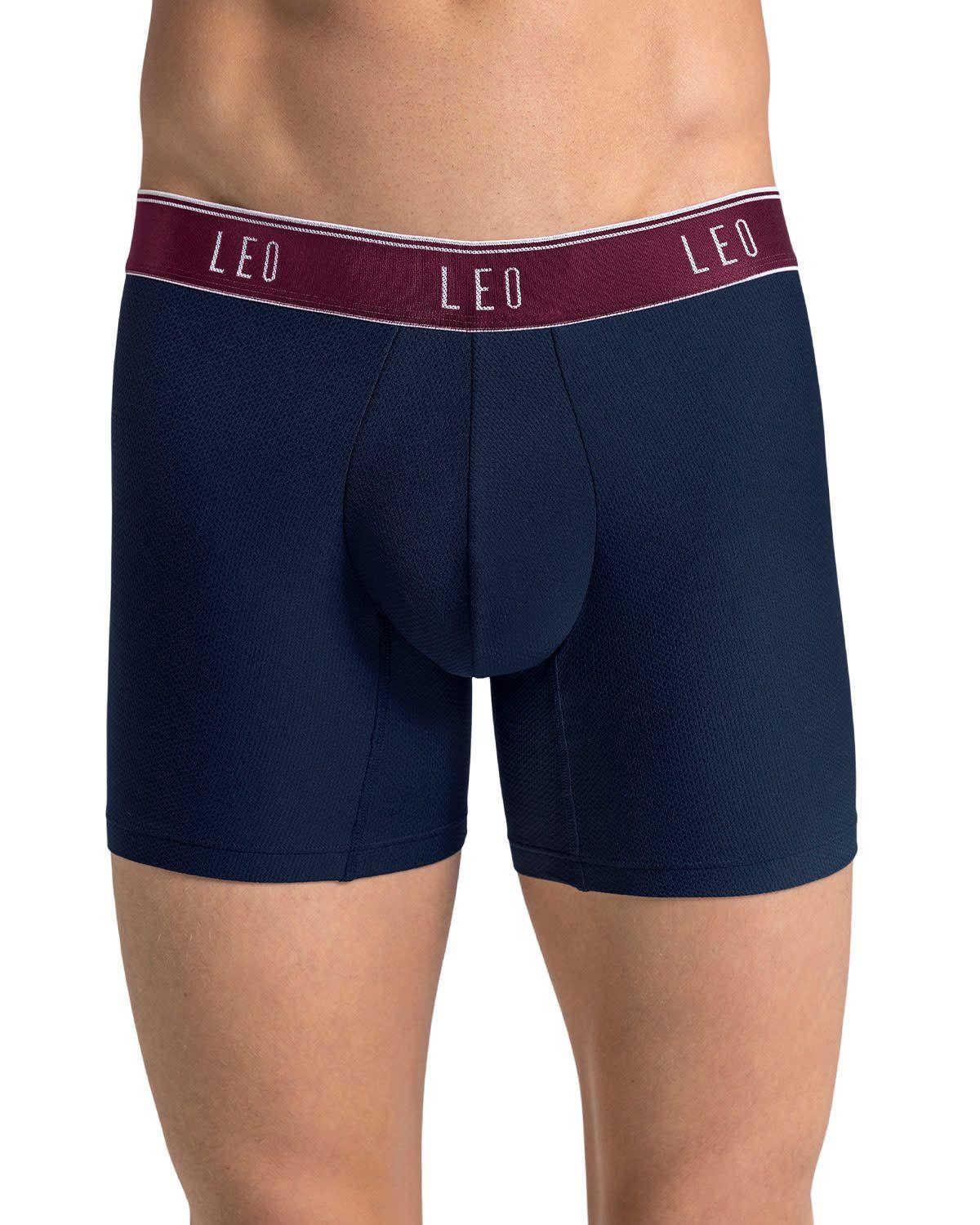 Ropa Interior Masculina Boxer Largo 033300N Azul oscuro-0