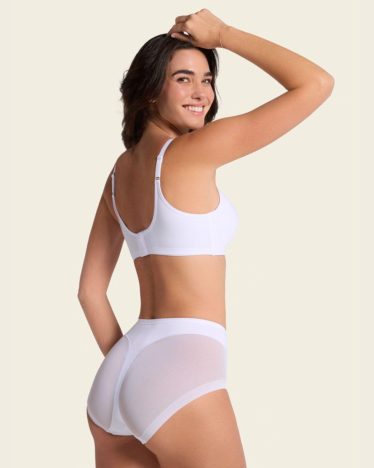 Calzón Clásico Invisible con Transparencia en Gluteos 012657-5