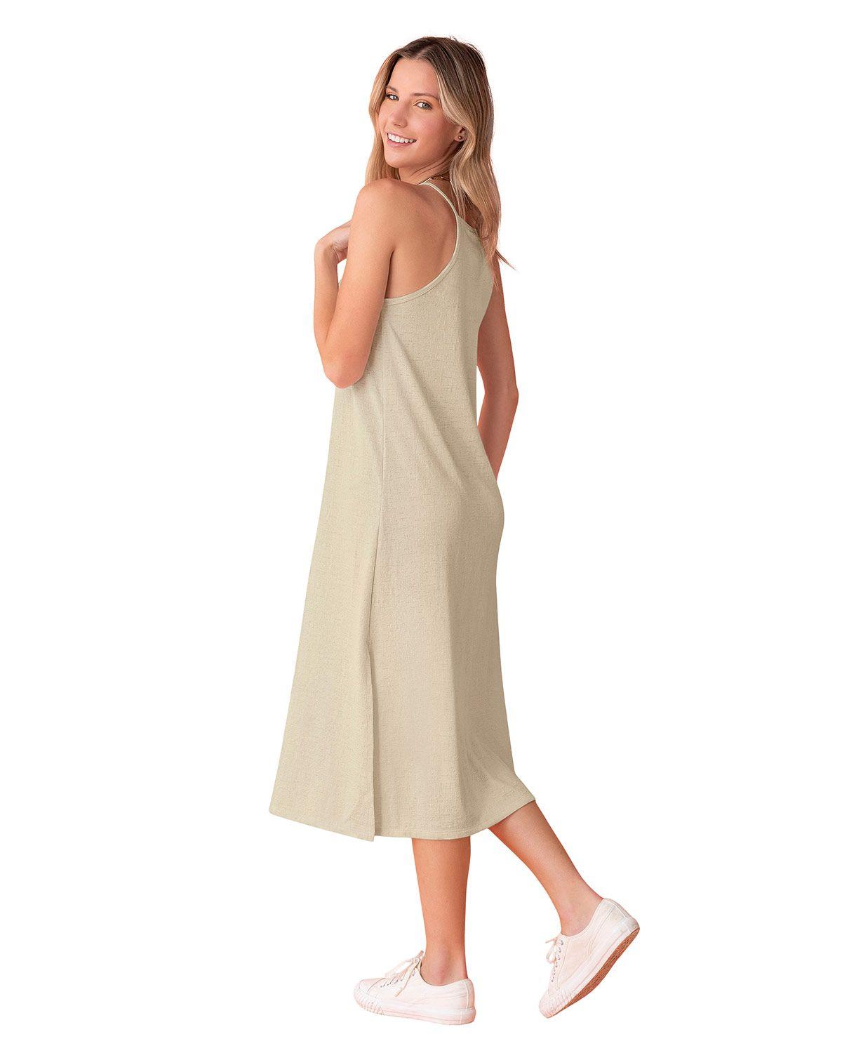 Leonisa Vestido midi con cuello halter J2829 Marfil-1