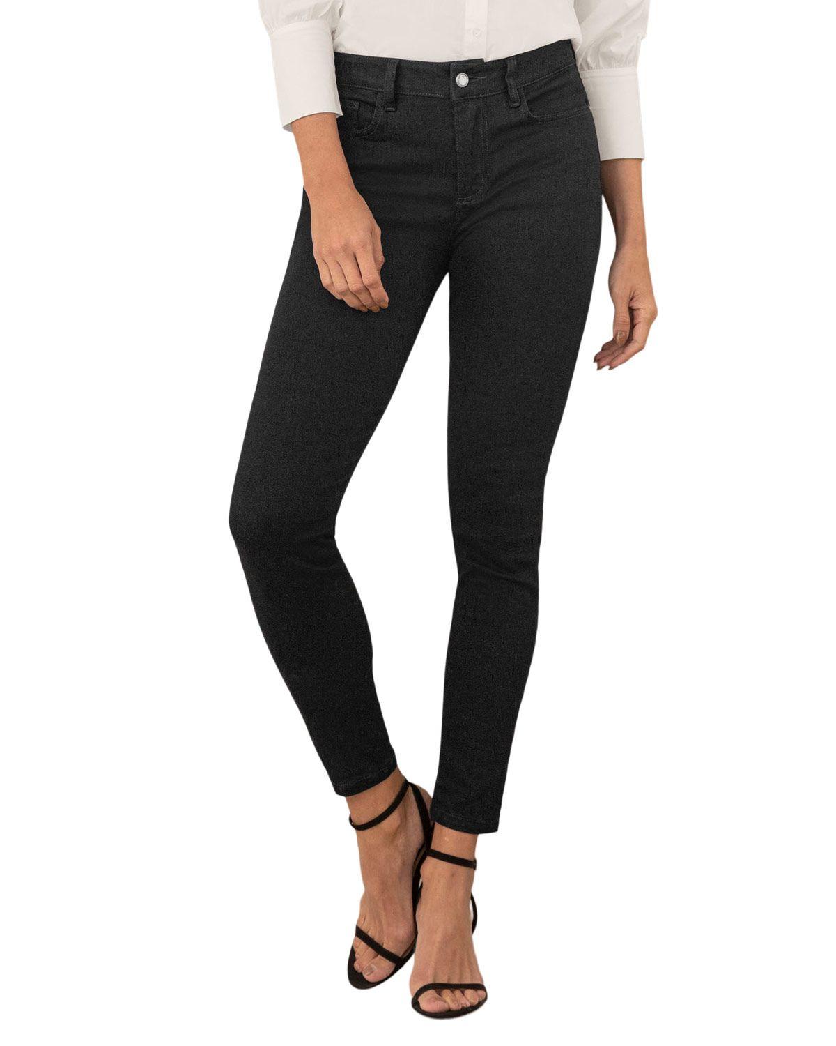 Leonisa Skinny jeans con bolsillos funcionales F6872 Negro-0