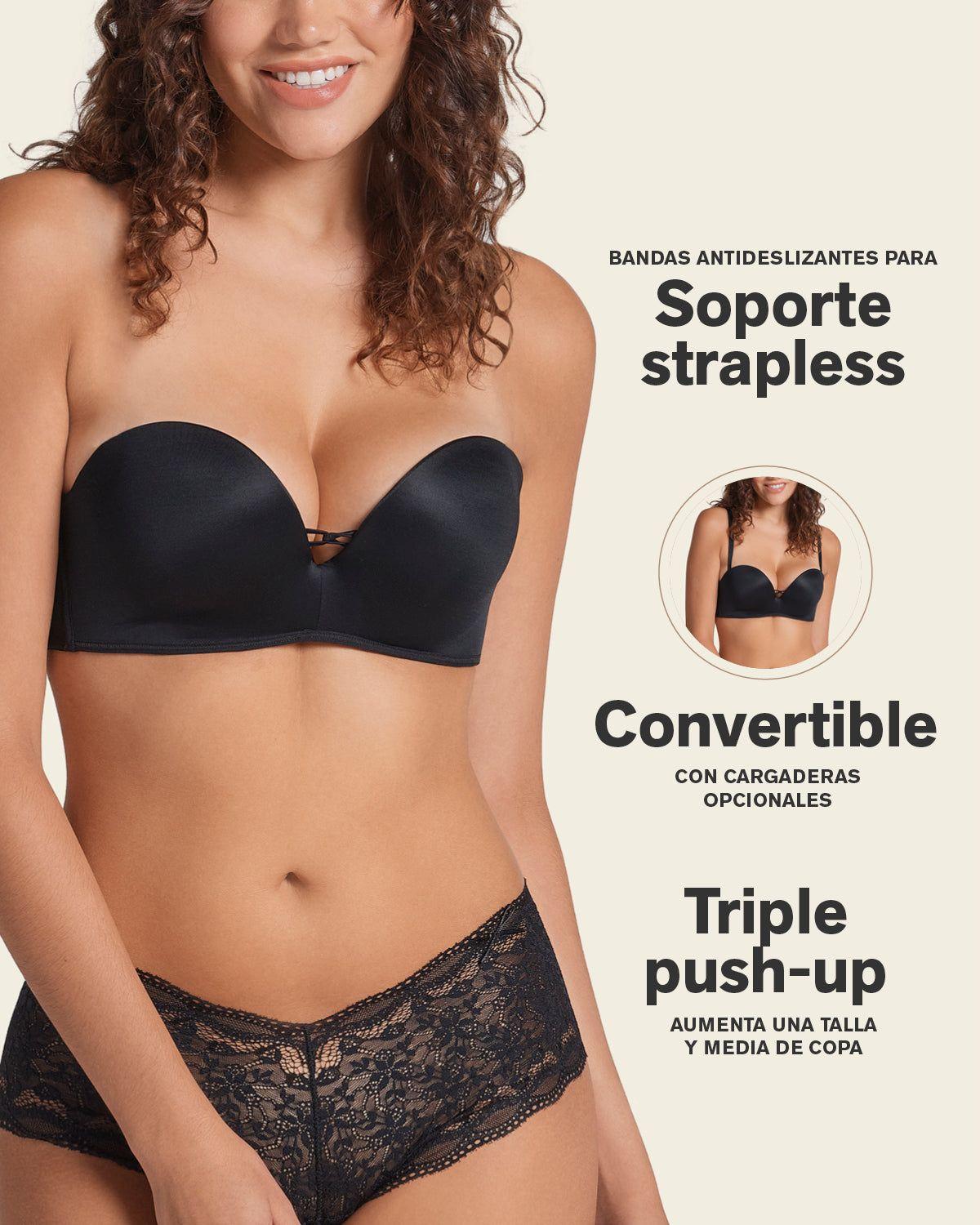 Sostén Triple Realce 011968 Negro-2