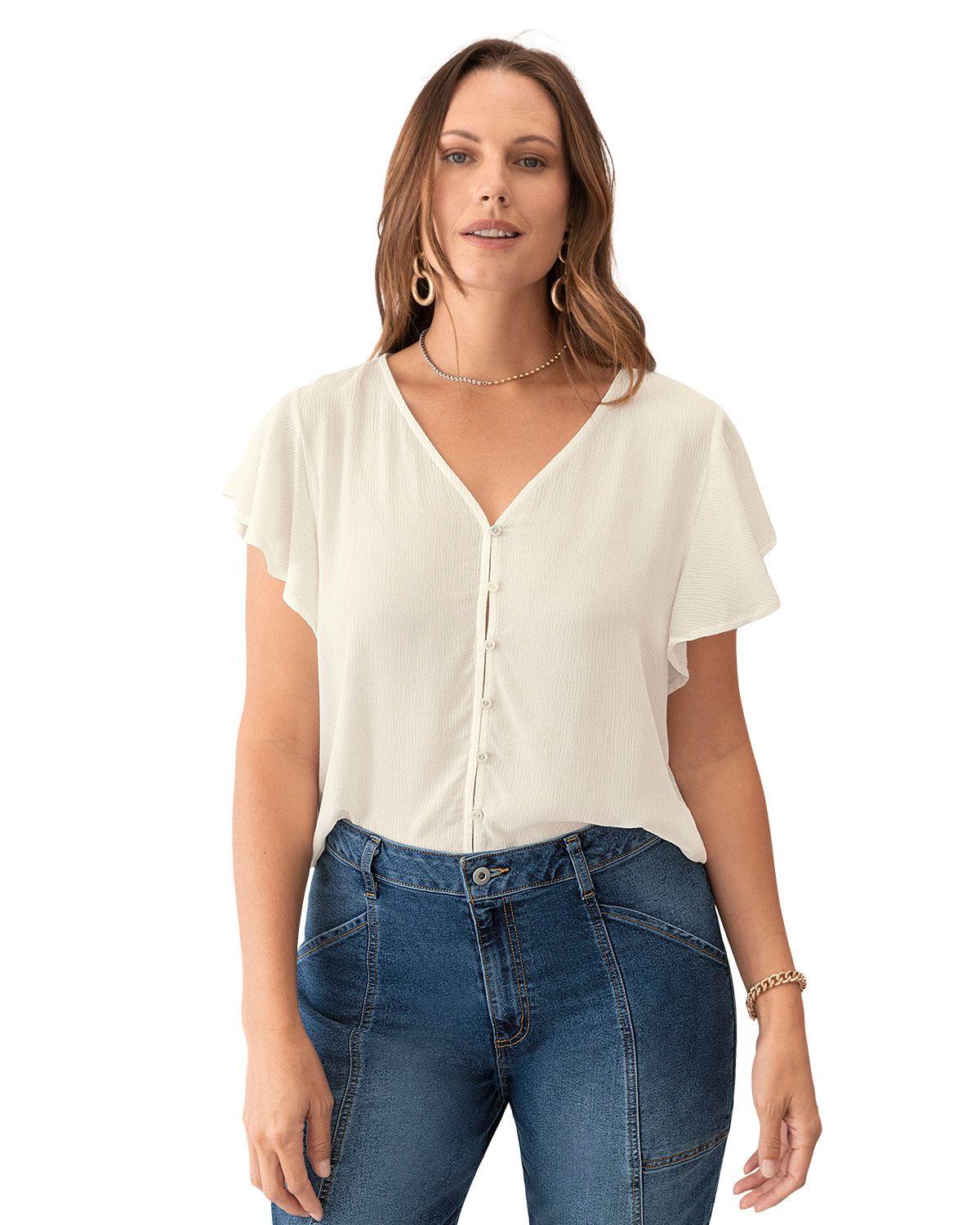 Leonisa Ropa Exterior Camiseta F6791  Marfil-0