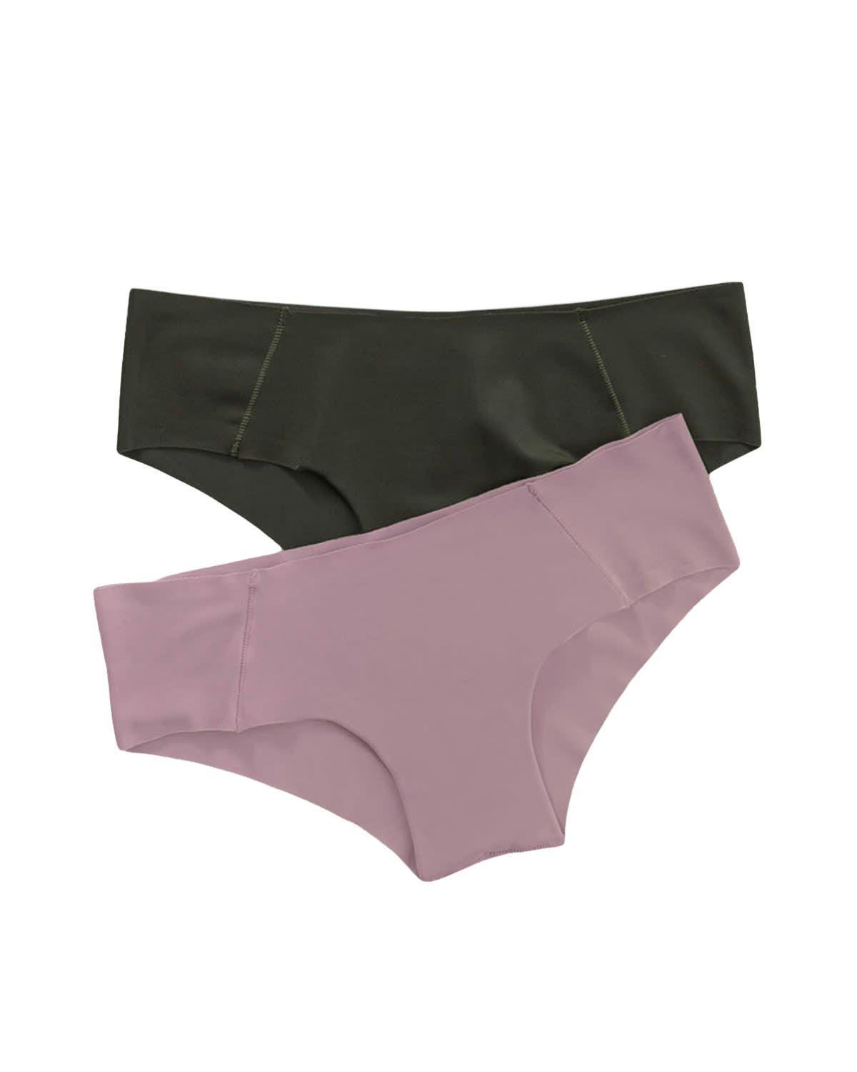Panties Hipsters y Cacheteros 12976X2 Verde Oscuro-0