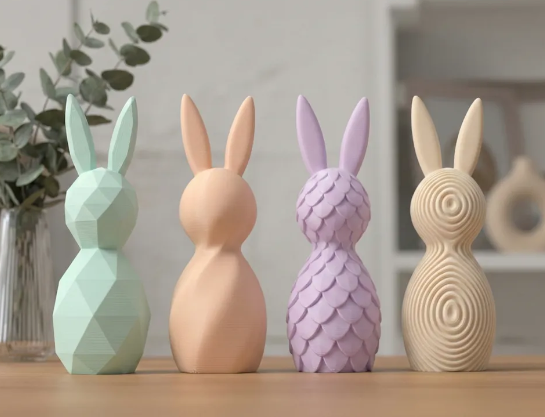 Figura Conejo moderno Polígono-2