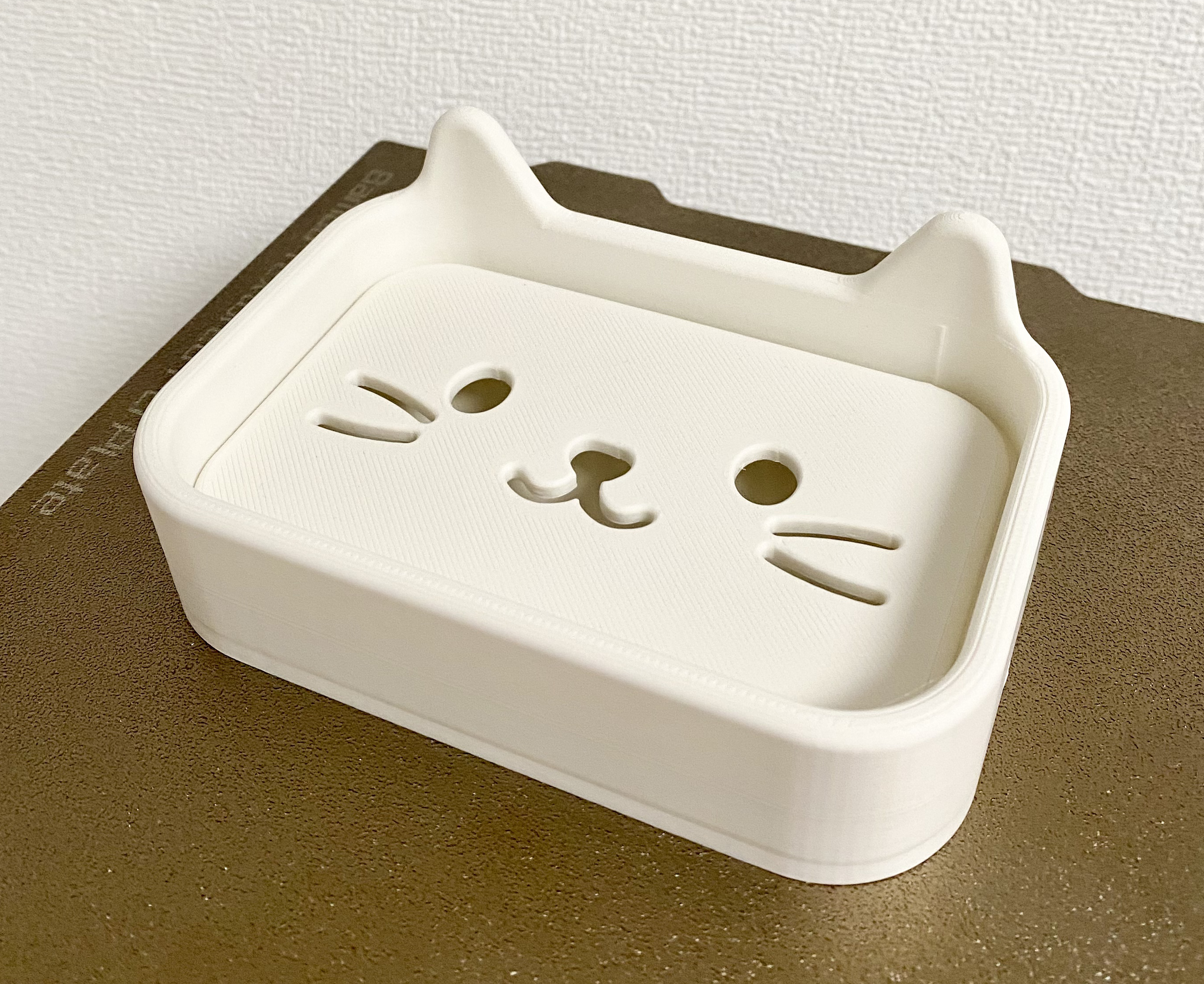 Jabonera de Gatito para baño-2