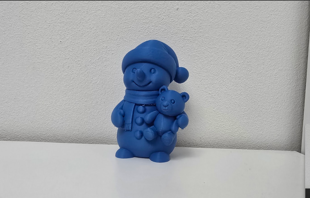 Escultura Muñeco Navideño Decorativo 3D-2