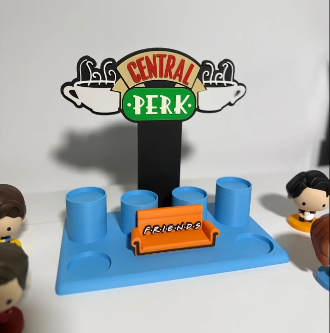 Soporte de exhibición de figuras de Friends de McDonald's-2