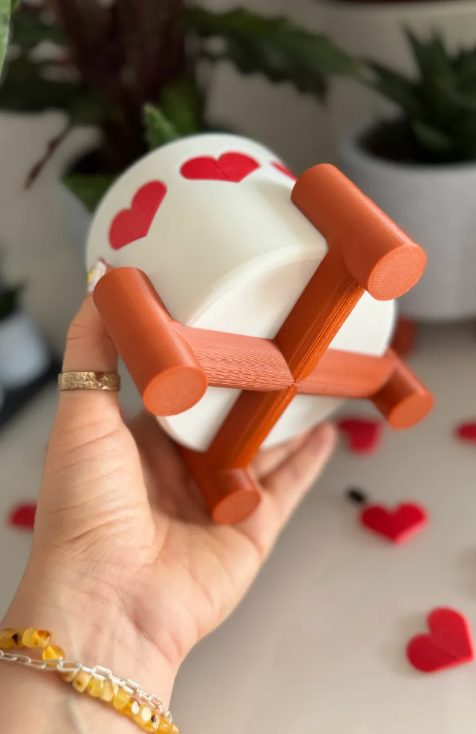 Maceta de corazones - San Valentín-2