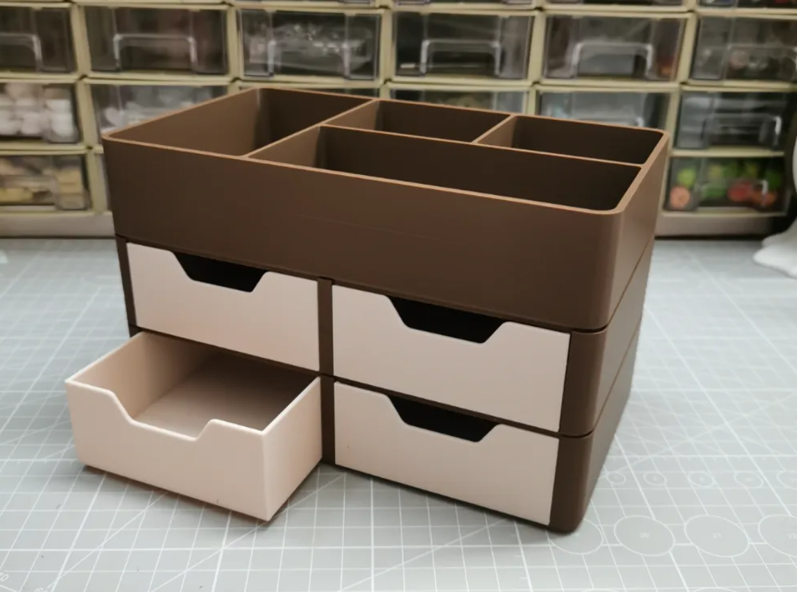  Organizador de escritorio apilable con cajones-3