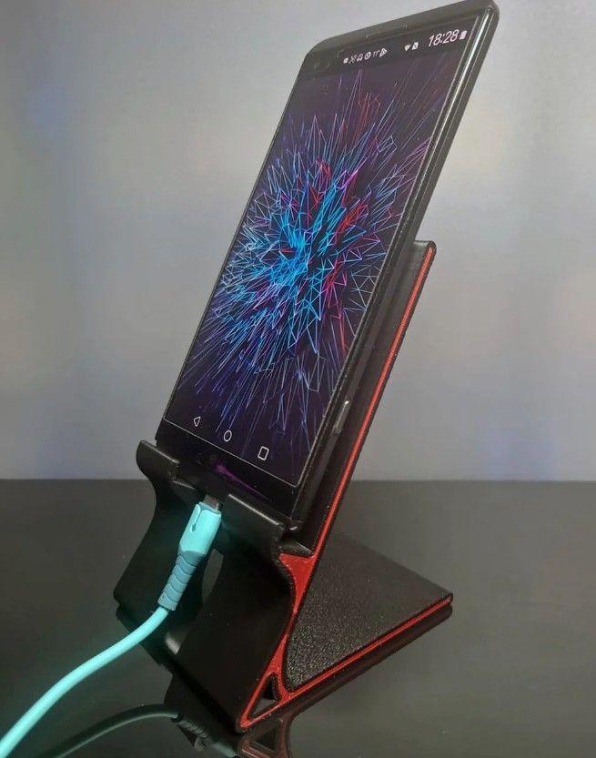 Soporte de telefono con frontal de panal-2