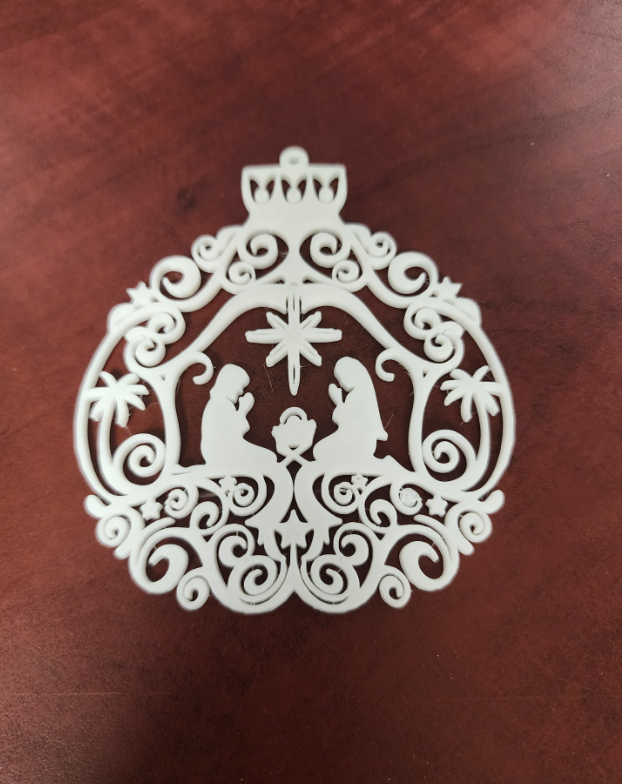 Adorno ornamentado para Árbol Navidad-3