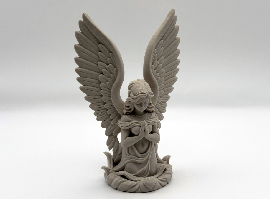 Figura Decoración- Escultura Ángel Orando-0