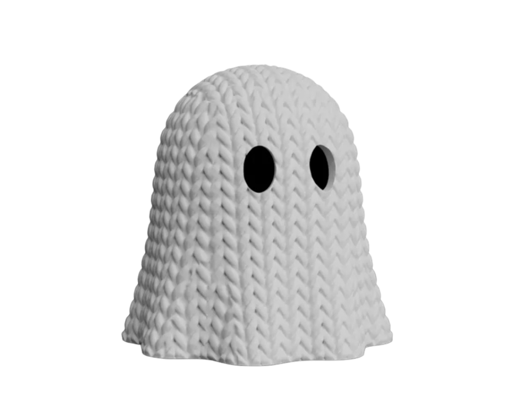 Mini Figura - Fantasma Estilo Tejido-0