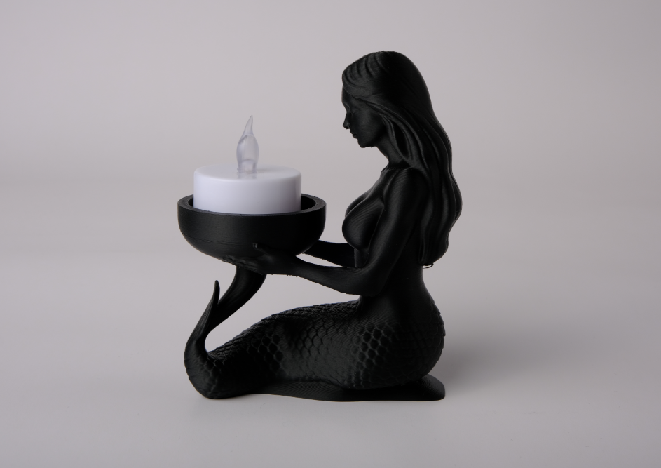 Portavelas LED- Sirena Relajada-2