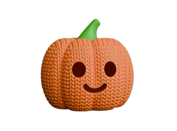 Figura estilo tejida - Calabaza-0