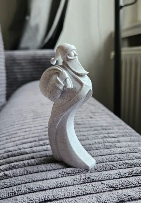 Adorno Navidad - Figura Elegante Papa Noel-2