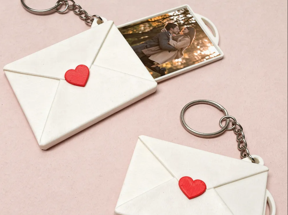 Llavero de Carta con foto - Regalo San Valentín-2