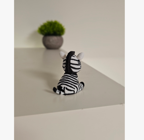 Mini Escultura Decorativa- Cebra Tierna-1