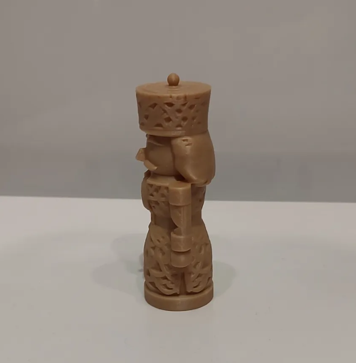 Adorno navidad - Cascanueces tallado-2