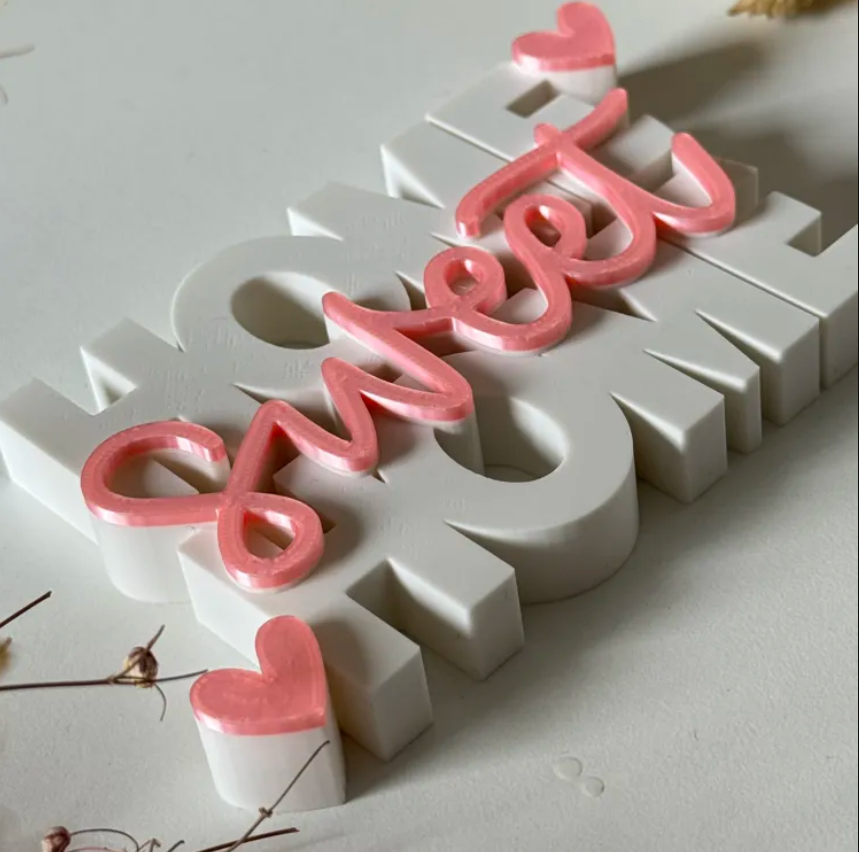 Adorno de letras "Home Sweet Home"-1