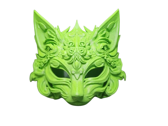 Máscara de Gato Verde-1