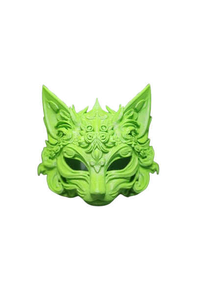 Máscara de Gato Verde-4