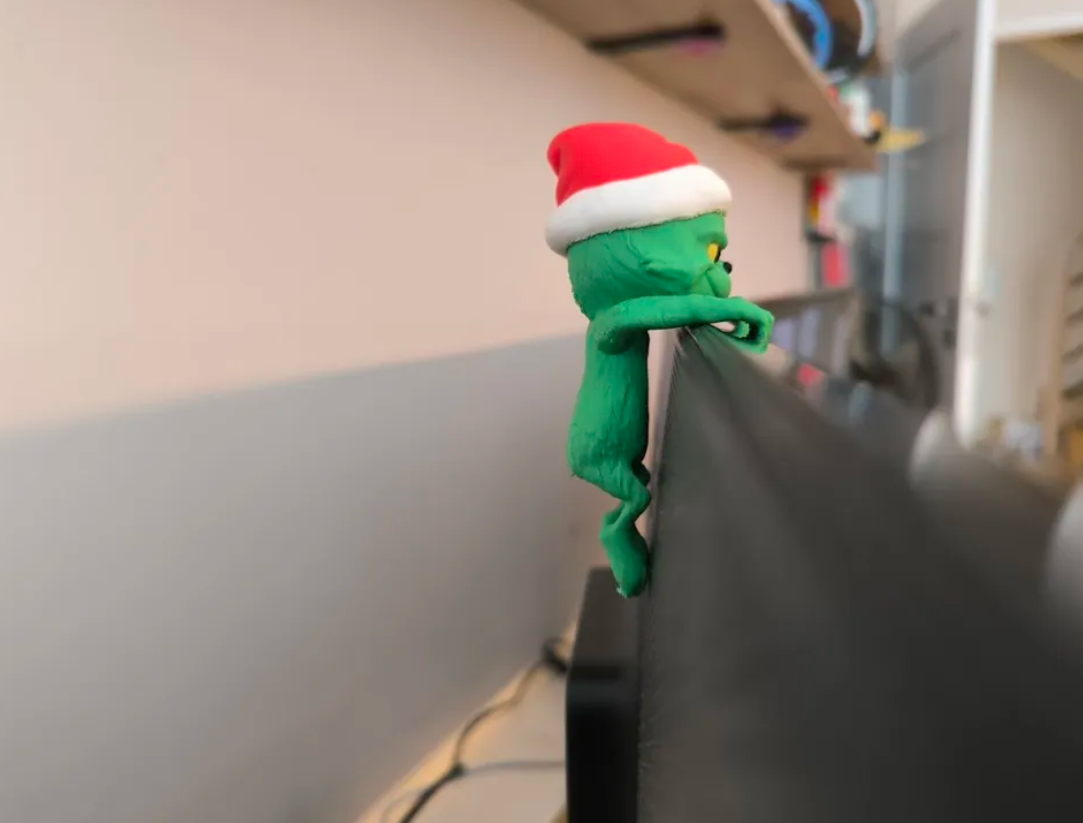 Decoración navidad - Grinch para monitor-2