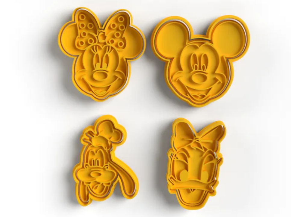 Cortadores de galletas Personajes (pack 4 un)-2