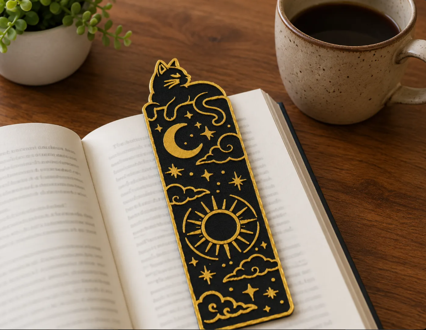 Marcapáginas Decorativo- Gato Celestial 15 cm -2