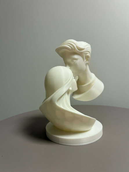 El Beso - Escultura minimalista moderna-1