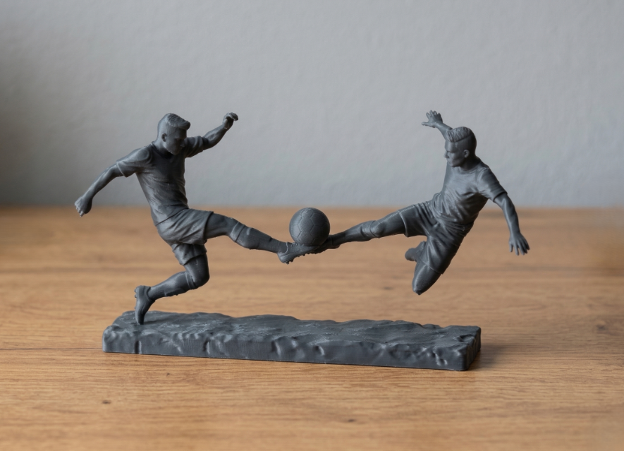 Escultura Decorativa- Volea de Futbol-2