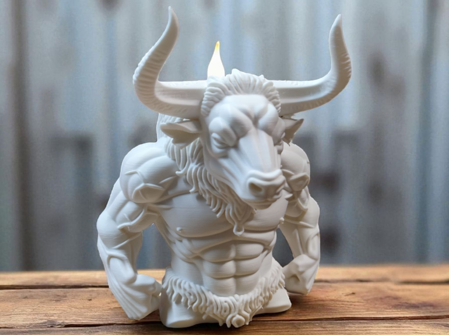 Portavelas LED Minotauro -2