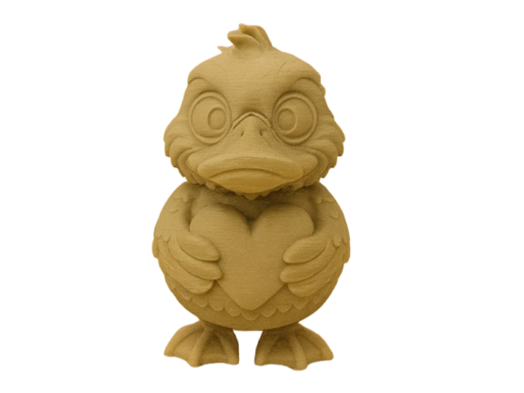 Figura - Patito con corazón-2