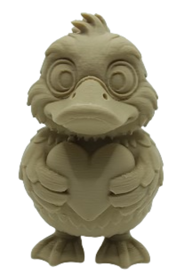 Figura - Patito con corazón-3