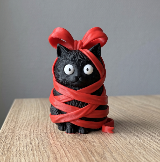 Figura Decorativa- Gato Travieso Atado-1