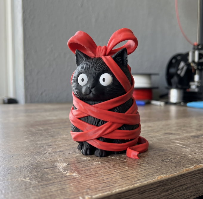 Figura Decorativa- Gato Travieso Atado-3