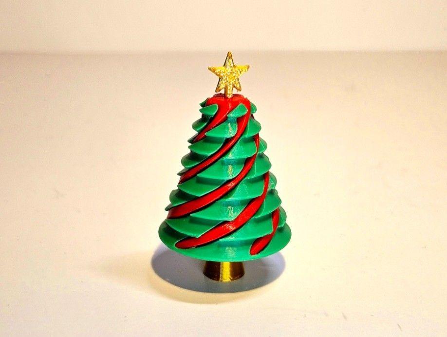 Adornos navidad - Mini árbol de navidad multicolor-2