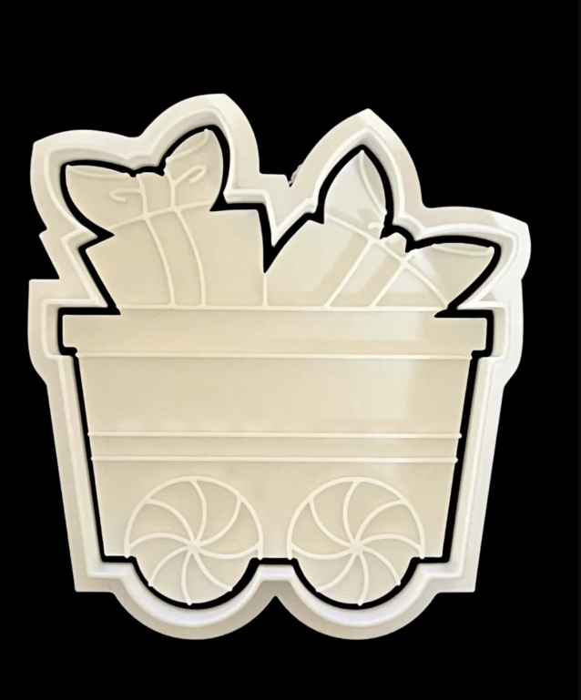 Cortadores de galletas - Tren Navideño (pack 3 un)-3