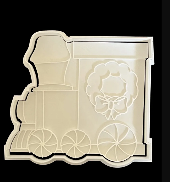 Cortadores de galletas - Tren Navideño (pack 3 un)-4