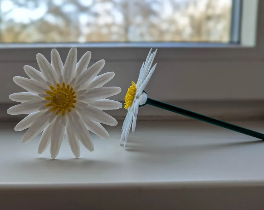 Figura de Margaritas | Flores Modulares-1