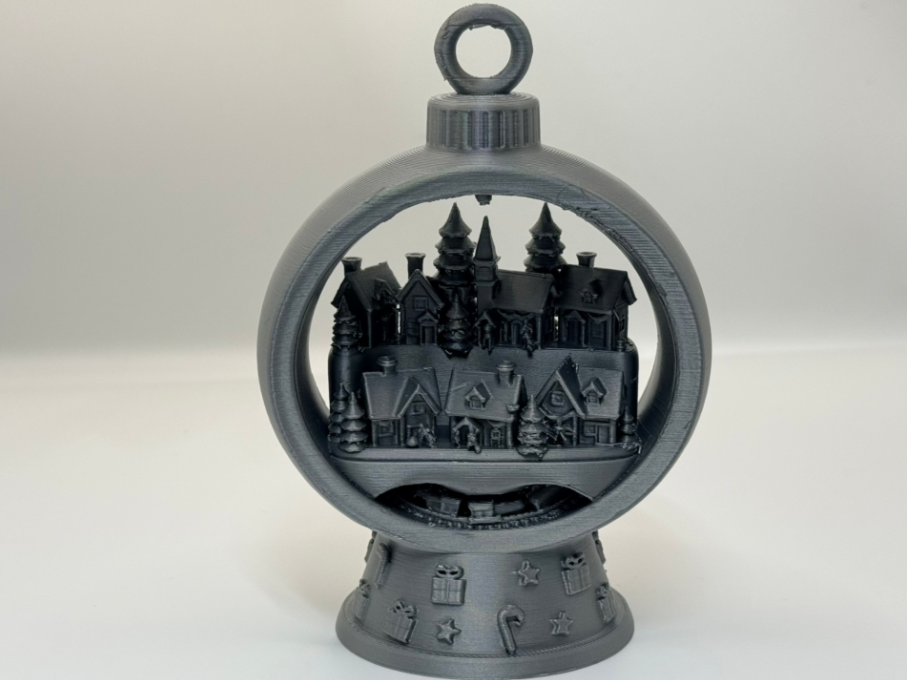 Adorno para el Árbol de Navidad- Pueblo Nevado-0